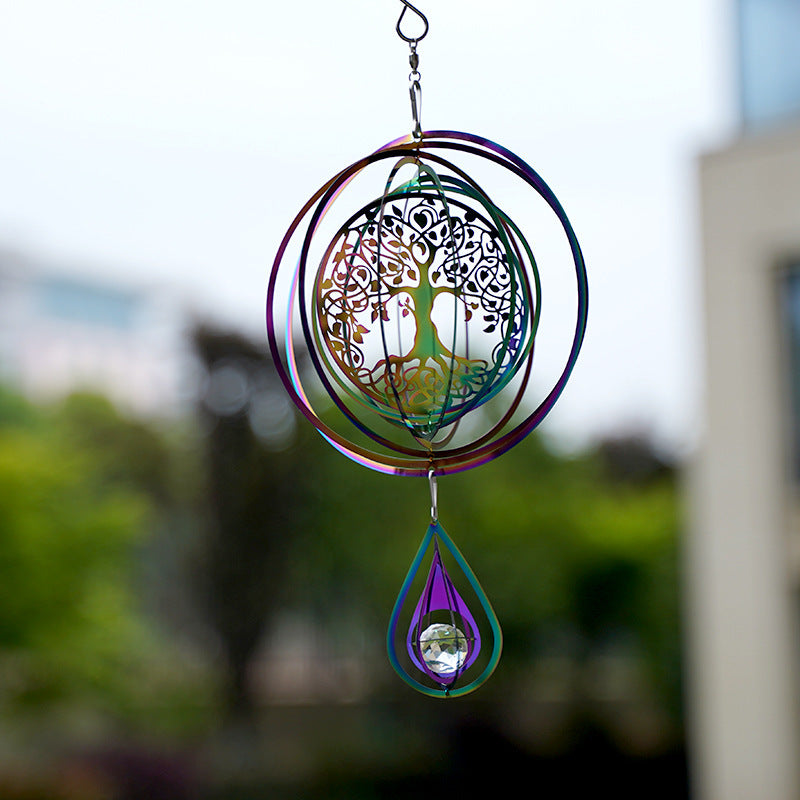 15cm Colorful Lucky Tree Wind Chimes