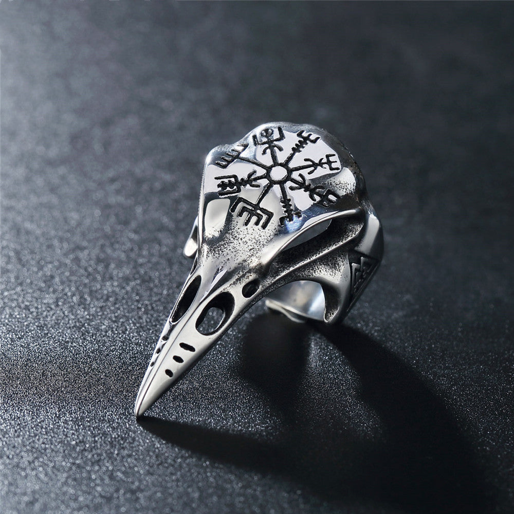 Personalized Vintage Viking Men's Titanium Steel Ring