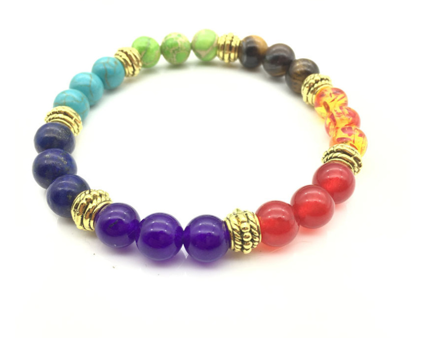 Colorful Blue Turquoise Bracelet Chakra Chakra Energy Yoga Beads Bracelets