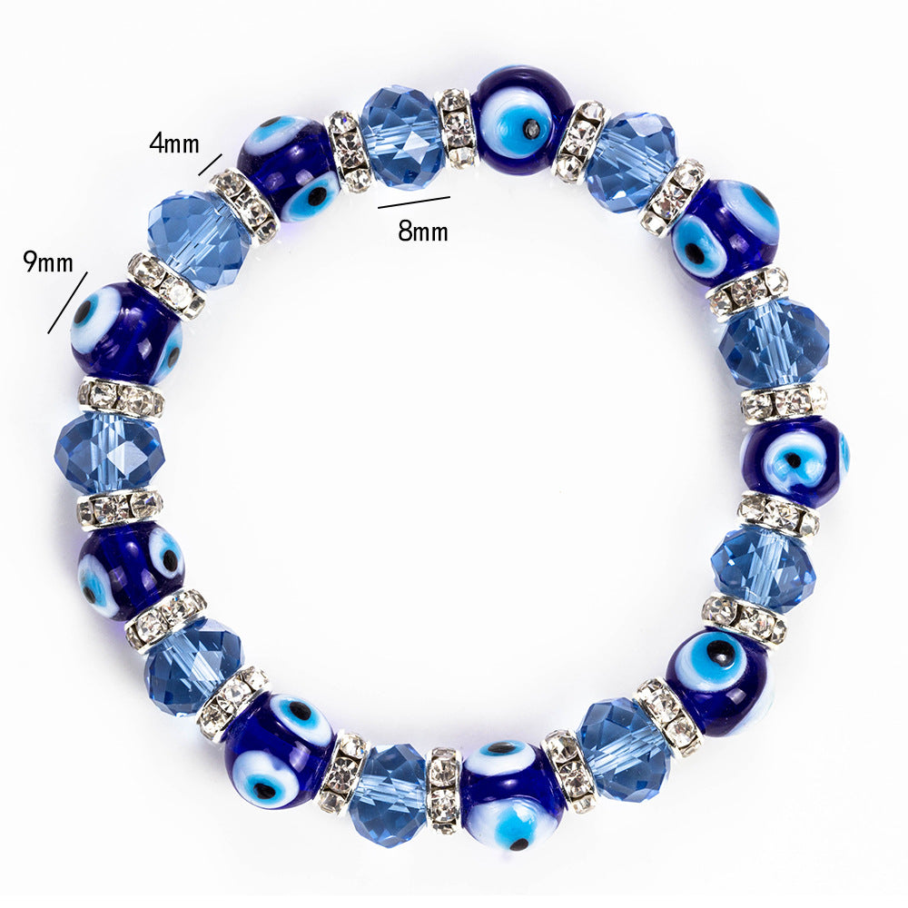 Demon Eye Crystal Bracelet