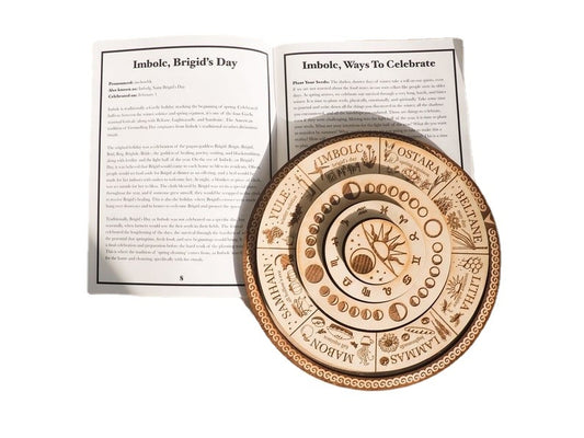 Pagan Wheel Of The Year Calendar Pagan Annual Wheel Calendar