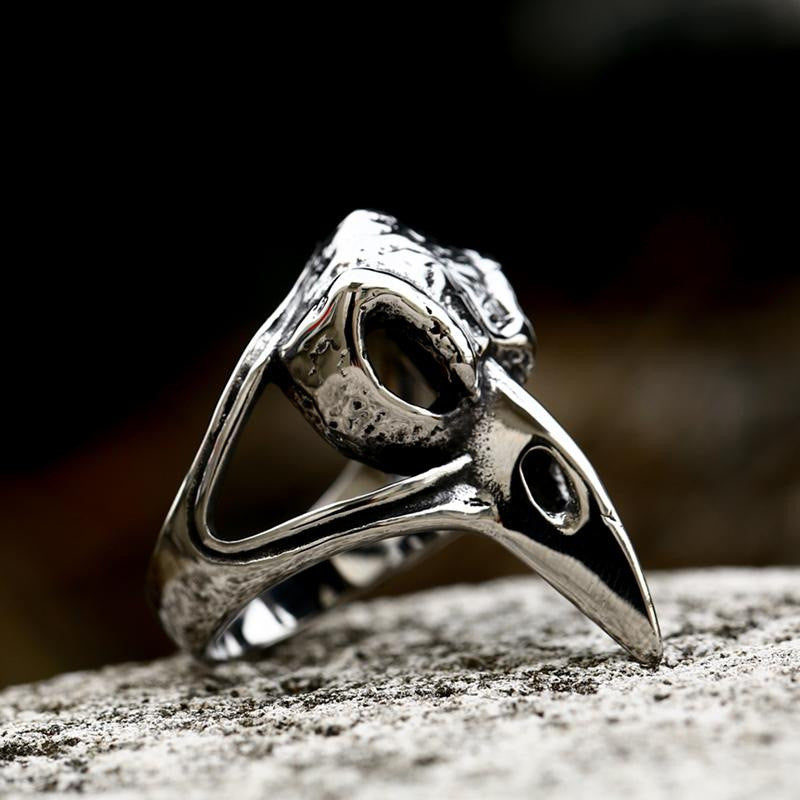 Nordic Viking Raven Stainless Steel Ring