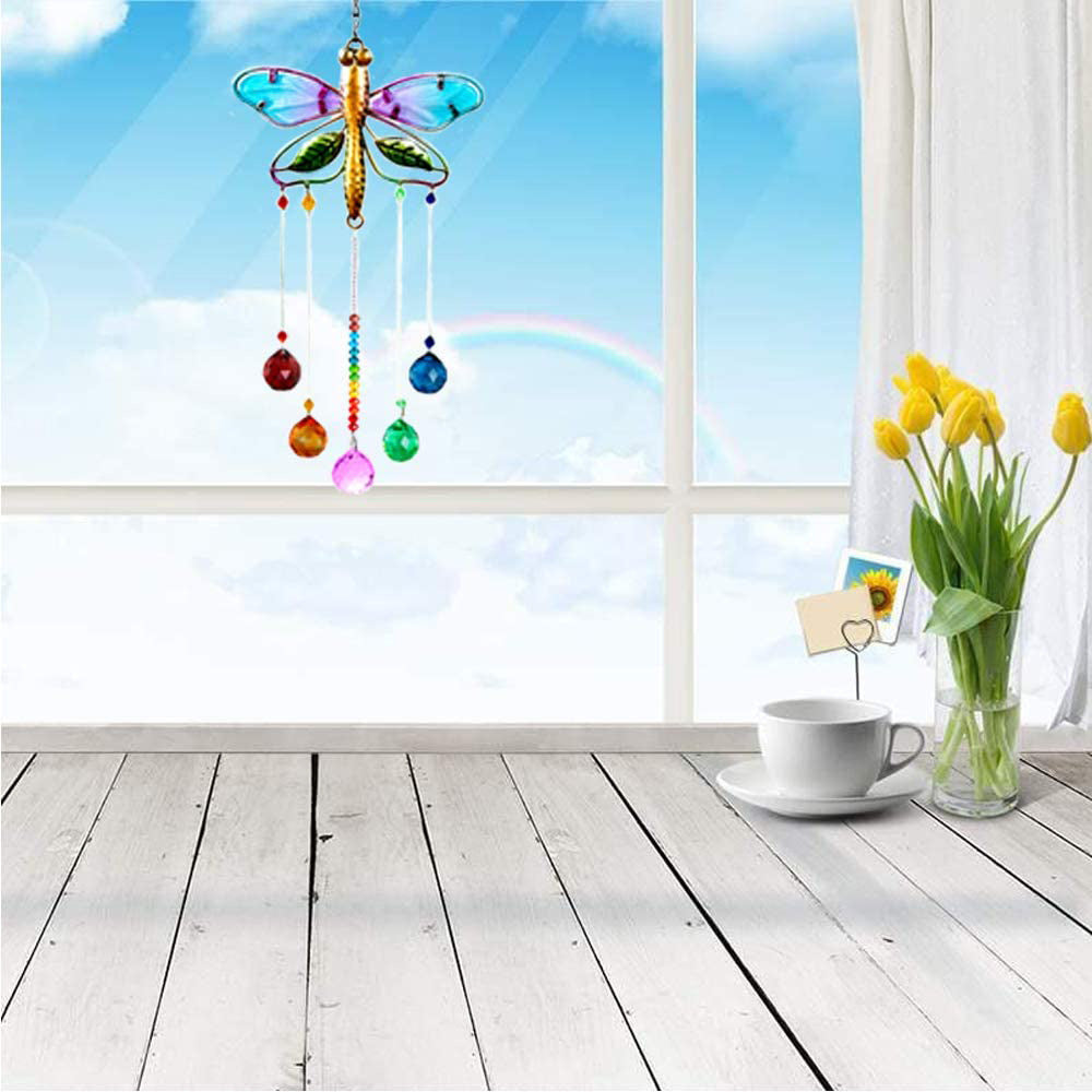 Hanging Decorative Crystal Ball Prism Garden Home Decoration