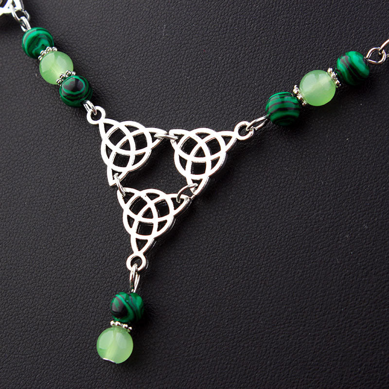 Witchcraft Irish Knot Chain Pagan Peacock Lvzhu